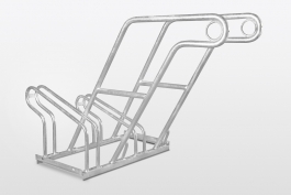 Fahrradständer -NILOS mit Anlehnbügel OHIO-, Radabstand 350 mm, einseitig